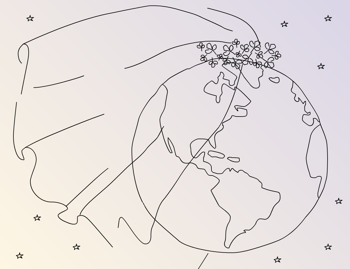 Illustration wedding traditions from around the world