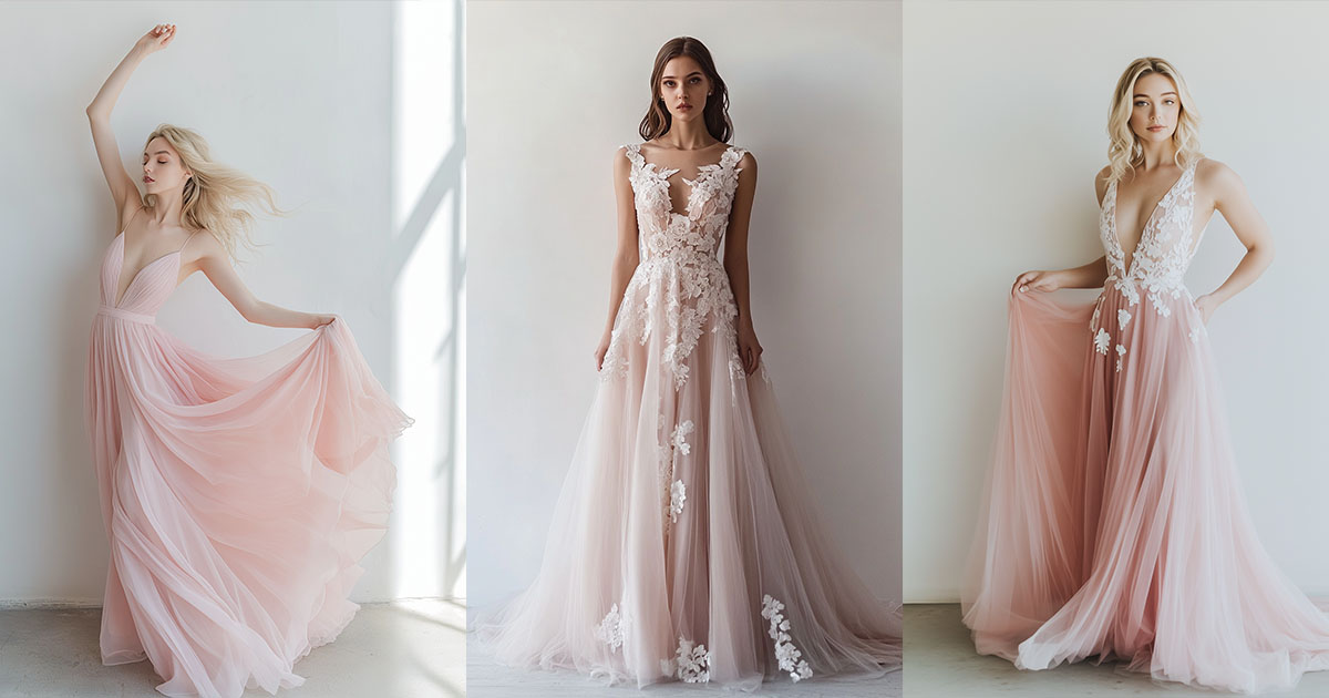 pink and lilac bridesmaid dresses Pleated Low Back Maxi A-line Bridesmaid Dress