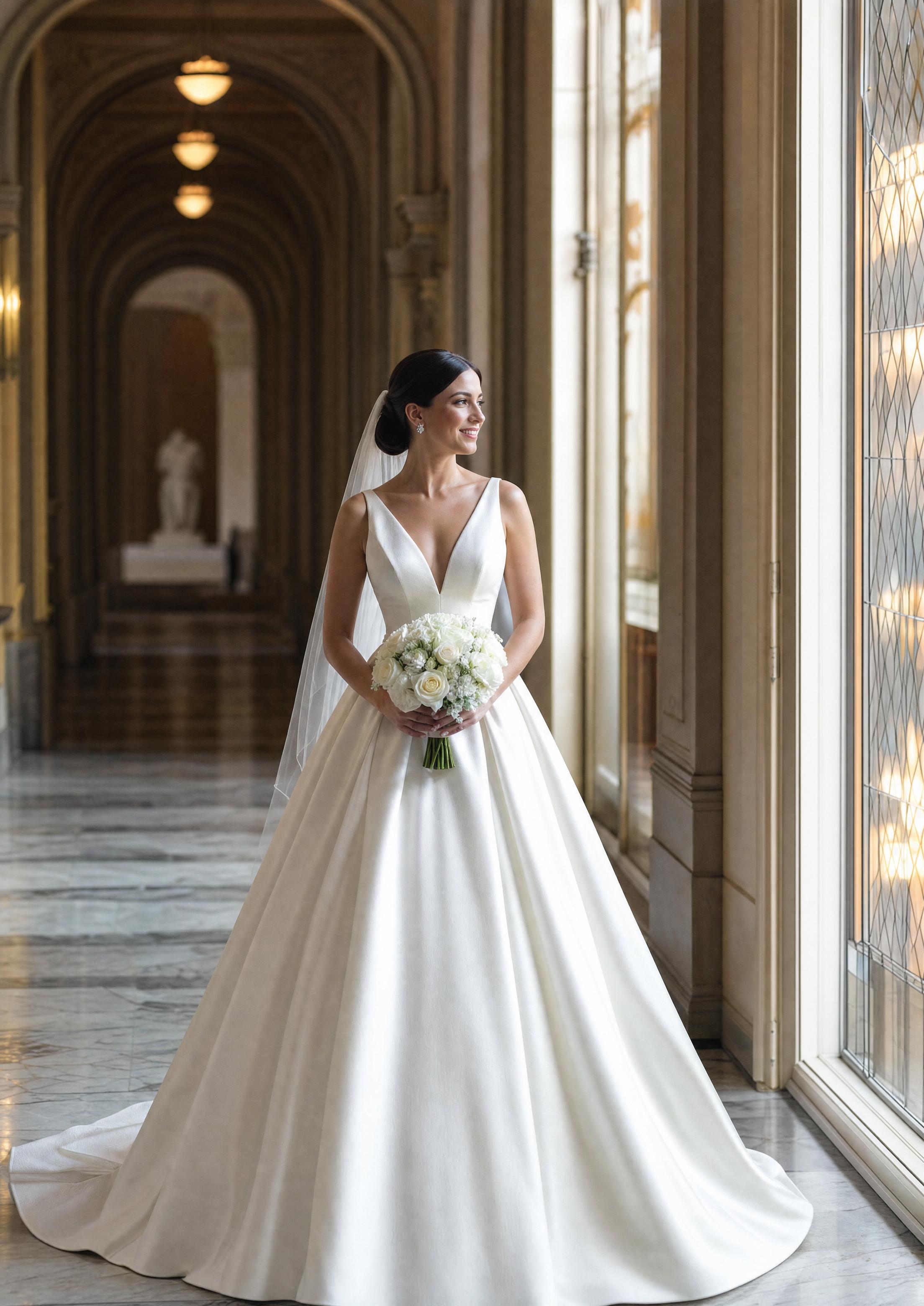 winter wedding dress Winter Wedding Dresses That Keep You Warm in Style