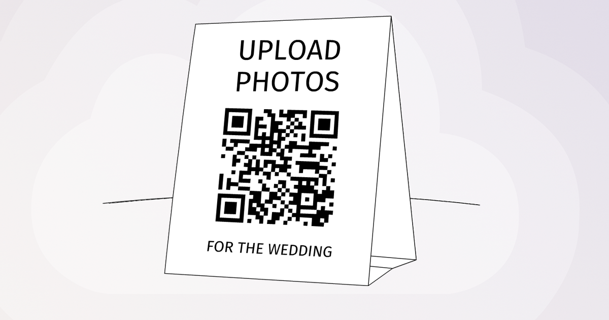 Wedding Photo Qr Code Example How to Use QR Codes for Wedding Photos | Easily Collect Guest Photos